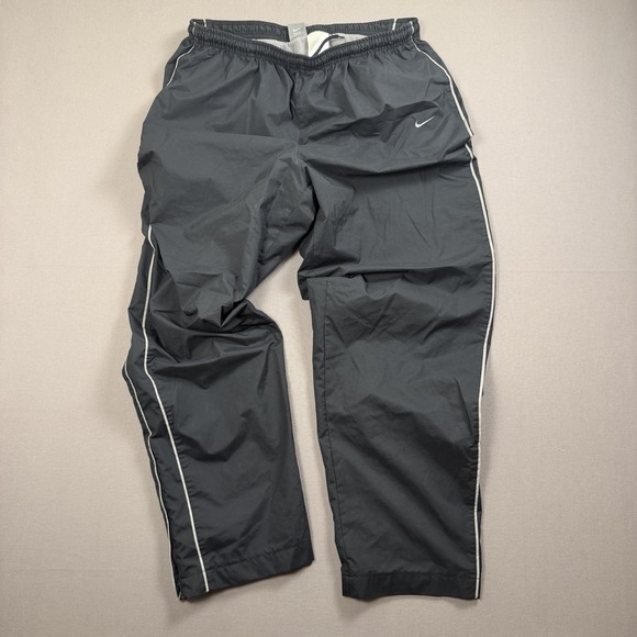 Nike Pants - Nike Track Pants Mens XXLarge Black Athletic Dept Vintage Ankle Zip Y2K